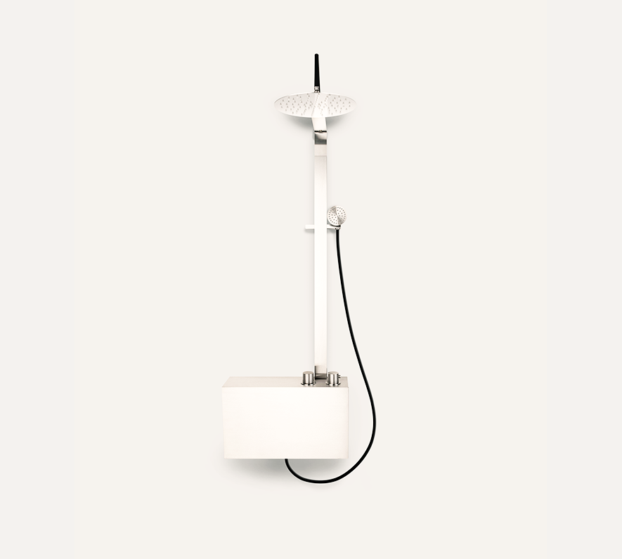 Colonna Doccia Alyssia Tondo Base Alta